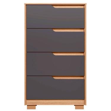 Imagem de Cômoda Sole com 4 Gavetas Vistas Flex Albatroz