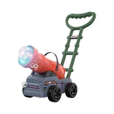 Imagem de Carrinho De Sopro De Bolha Elétrico Infantil Com Luzes, Música, Jogos 