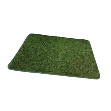 Imagem de IEUDNS Tapete de substituição para xixi de grama artificial para cachorro, à prova d'água, para casa, tapete de penico, treinamento para canil, ambientes, 46 Cm X 71 Cm