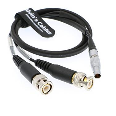 Imagem de Alvin's Cables Cabo de entrada e saída de código TIME para dispositivos de som XL-LB2 5 pinos macho para BNC