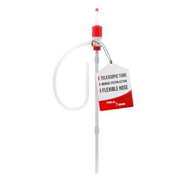 Imagem de Bomba de tambor de ação de pistão compacta e fácil de transportar com bomba manual de comprimento ajustável para tanques de combustível, água potável, gás, diesel, etc.
