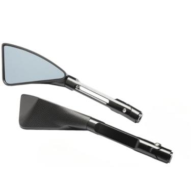 Imagem de Retrovisor Moto Espelhos Retrovisores para Motos Desportivas (AlumíNio, Antirreflexo)(PRETO)