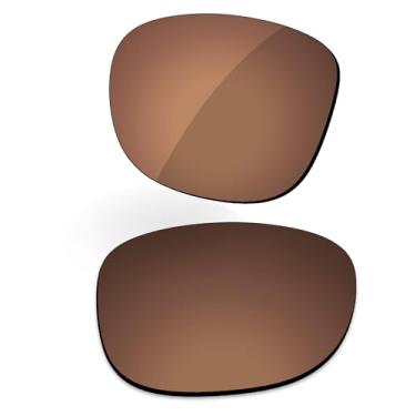 Imagem de LenzReborn Lentes polarizadas de reposição para óculos de sol RayBan Stories Wayfarer RW4002 50 mm - marrom enferrujado - polarizado