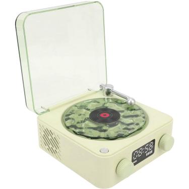 Imagem de Caixa de Som Vitrola Toca Disco Vinil Usb Recarregavel Bluetooth Cartao Tf Musica