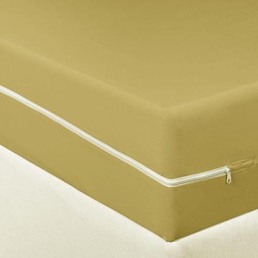 Imagem de Capa Colchão Tecebem Casal Malha 100% Algodão Nice 138mx188m30cm Savana