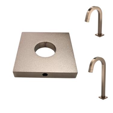 Imagem de Canopla Torneira Mesa Deca Tube Cortten Matte 5820053CTMT