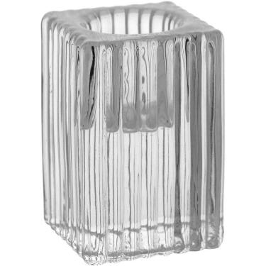 Imagem de Castiçal 6X4X4Cm Vidro Transp