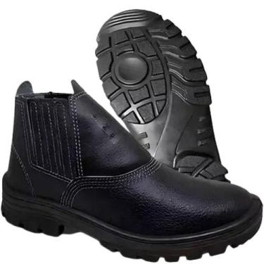 Imagem de Botina Segurança Elástica Mono Bico PVC 002 Crival EPI Proteção Obra C