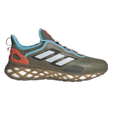 Imagem de adidas Tênis de corrida masculino Web Boost, Olistr/Halblu/Prered, 40