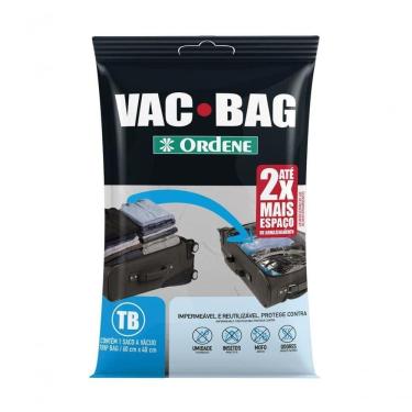 Imagem de Saco A Vácuo Organizador Trip Bag Para Viagem Transparente 60x40cm Vac Bag Ordene