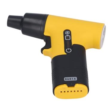 Imagem de TOPINCN Ventilador de Turbo de Mão, 120000rpm de Velocidade de Duster Elétrico, Carregamento USB, Compressa o Ar Livre de Ar o Fio Folhas Folhas Mini Jatos de Soprador Seco para (Amarelo)