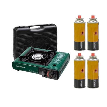 Imagem de Fogareiro Duppio Guepardo + 04 Refil Gas - Guepardo