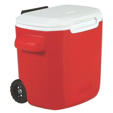 Imagem de Caixa Térmica Coleman 16QT Com Rodas - 15,2L - Vermelho