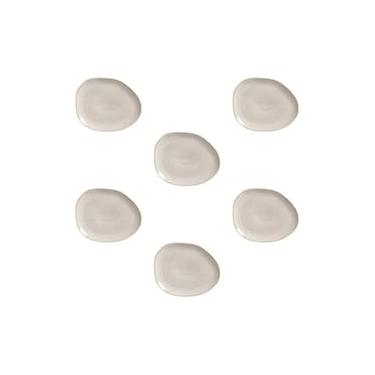 Imagem de Conjunto de Pratos Oval Porto Brasil Orgânico Latte 31cm - 6 Peças