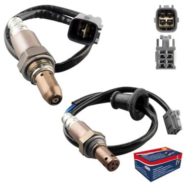 Imagem de DrCax 2 peças 234-9112 234-4305 sensor de oxigênio O2 upstream downstream conjunto proporção de combustível de ar aquecido compatível com Toyota Corolla 2011-2013 Matrix 2011-2014 1,8L L4 substituir