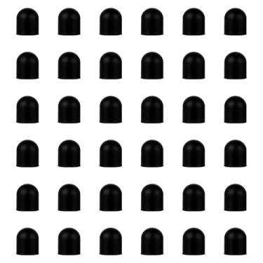 Imagem de 36 pontas de borracha para canetas Stylus, pontas de substituição de 6 mm para tela sensível ao toque, pontas de borracha para tela sensível ao toque, pontas de borracha de alta sensibilidade e