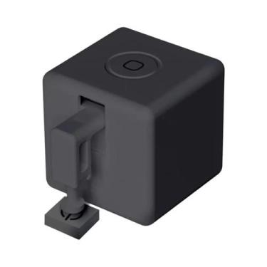 Imagem de Botão Inteligente Bluetooth Fingerbot Branco E Preto Funciona Com Alex