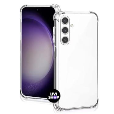 Imagem de Capa Capinha Para Samsung A55 TPU Transparente Antiquedas Com Bordas Elevadas Premium