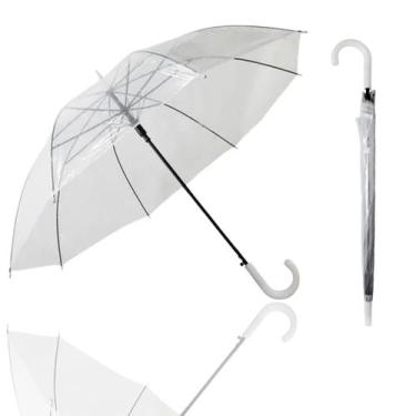 Imagem de Guarda Chuva Transparente Automático Eventos Decoração Adulto  5008 - 