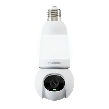 Imagem de Câmera Inteligente iM6 com Conector E27 e Sensor Autotracking Intelbras