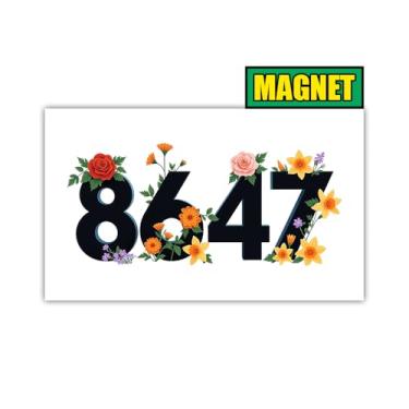 Imagem de BAVAHA [19 cm x 11,4 cm] 8647 Ímã de para-choque Not My President Anti criminoso Presidente ímã Liberal Demoração Política Presentes Feministas Decorações para carro, caminhão, laptop, geladeira