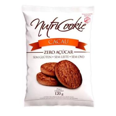 Imagem de Cookie de Cacau Sem Adição de Açúcar NutriCookie 120g - Nutripleno