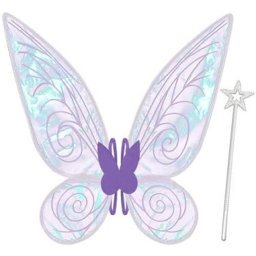 Imagem de Fantasia de Halloween Fairy Wings para adultos, meninas e mulheres - q