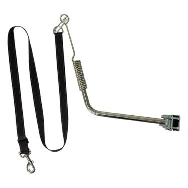 Imagem de IEUDNS Coleira para bicicleta e cachorro, acessório para exercícios, corrida, ciclismo à prova de choque, exercícios para animais de estimação, bicicleta com