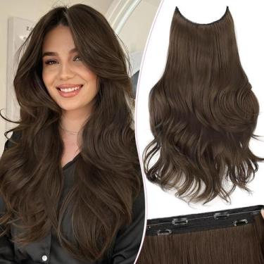 Imagem de Extensões de cabelo PHADRIA Invisible Wire Long Wavy 50cm