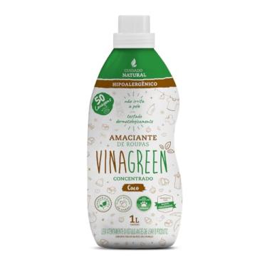 Imagem de Amaciante De Roupas 1L Natural Hipoalergênico Concentrado Com Fórmula Suave Vinagre Elimina Mau Cheiro Manchas Odores Roupas Delicadas Bebê Pele Sensível (Coco)