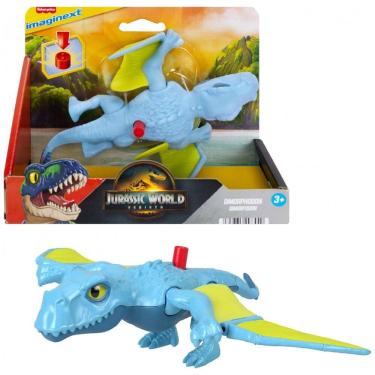 Imagem de Figura de Ação de Dinossauro Fisher-Price Imaginext Jurassic World com Movimento de Asa Ativado por Crianças, Aproximadamente 19 cm