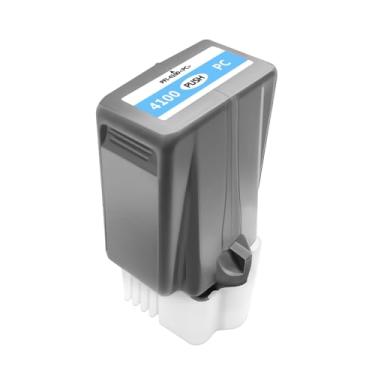 Imagem de Dikarsum Cartucho de tinta para PC PFI-4100 pfi4100 compatível com impressora Canon imagePROGRAF PRO 1100 (foto ciano)