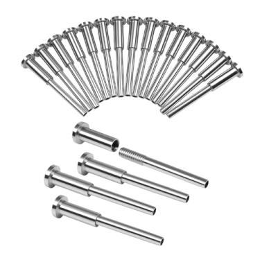 Imagem de Fenteer Kit de Corrimão de Cabo Invisível de 20 Peças, Pinos de aço Inoxidável para Escada