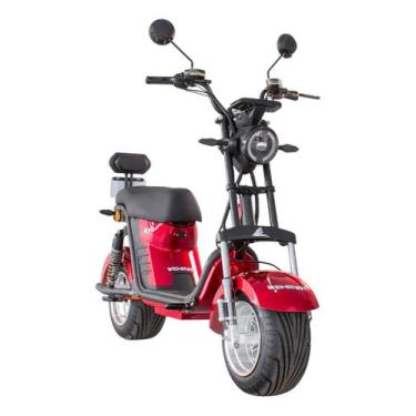 Imagem de Bicicleta elétrica scooter WX11 sem CNH 2 lugares - Wehawk, Vermelho