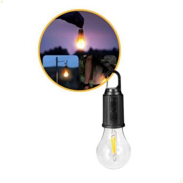 Imagem de Lâmpada Pendente Led 3w Portátil Recarregável Luz Emergência Branco Qu