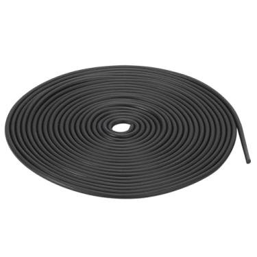 Imagem de Tira de vedação redonda de borracha nitrílica, 3 mm (1/20.3 cm) de diâmetro 3 metros (9,84 pés) de borracha sólida dura longa para vedação DIY, equipamentos industriais e móveis