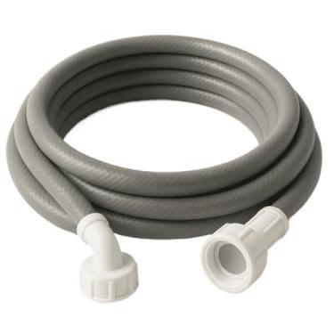 Imagem de Mangueira de Entrada Máquina de Lavar Agua Lavadora, Eletrolux, Consul, LG Universal Cinza(3 Metros)