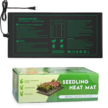 Imagem de NAMOTEK 1 pacote de tapete térmico de mudas, tapete de aquecimento durável à prova d'água para germinação de sementes, almofada de aquecimento de plantas hidropônicas quentes