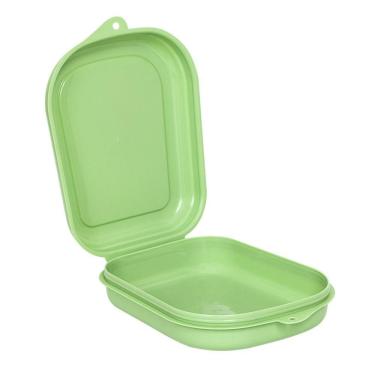 Imagem de Sanduicheira Porta Lanche Pote Plasvale Verde