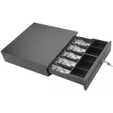 Imagem de Gaveta Dinheiro Automática e Manual PDV Notas Cédulas Cheques GT850 - 