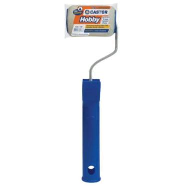 Imagem de Rolo Pintura Castor La Hobby 05cm s/ respingo c/cabo