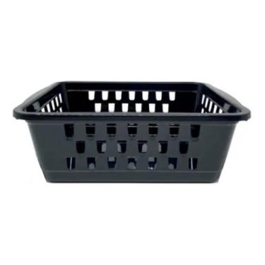 Imagem de Cesto Organizador Pequeno 800 ML Preto 16x12x6cm 1908 Ercaplast