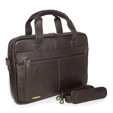 Imagem de Pasta Executiva De Couro Le Voyage Para Notebook Documentos, Marrom
