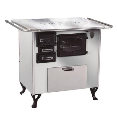 Imagem de Fogão A Lenha C Forninho Dir Inox Fornos Pinhal Alumínio N2