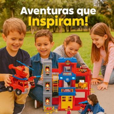 Imagem de Brinquedo Estação de Bombeiro Fire Station Criança Bebe - Maral