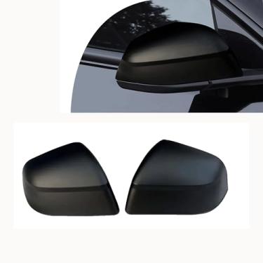 Imagem de SXunacou Capa de proteção de espelho retrovisor para Tesla Model Y 2025 Acessórios externos (preto fosco, modelo Y-Juniper)