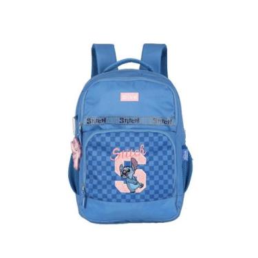 Imagem de Mochila Stitch Costas Meninas Escolar Infantil Disney ul