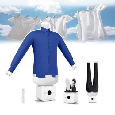 Imagem de CNAOHGHN Passadeira AutomáTica Para Camisas, Secadora De Roupas De 1400 W/1250 W Com FunçãO Antirrugas AutomáTica Para Todos Os Tecidos, Secagem RáPida Em 8 Minutos,Tempo E Temperatura AjustáVeis