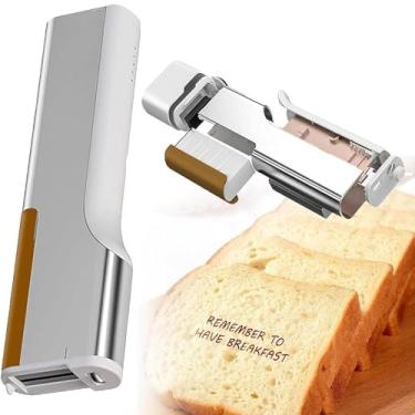 Imagem de JYXYXSCP Impressora portátil de alimentos, impressora a jato de tinta comestível, mini impressora de alimentos, máquina de decoração de bolo de café e sobremesa DIY (vermelha)