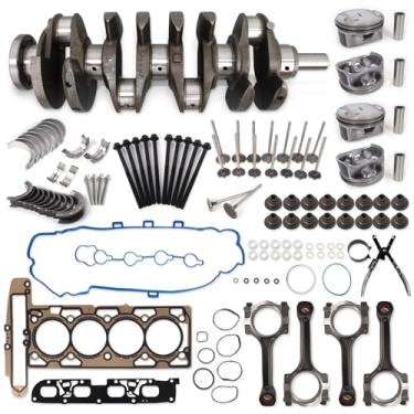 Imagem de BTSCAR Kit de revisão de reconstrução de motor GM2.4L adequado para Chevrolet Equinox, Buick Regal Verano, GMC Terrain, Saturn, com conjunto de junta de cabeça de substituição e biela 12578324